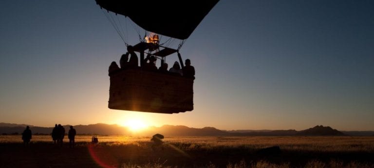 Safari en montgolfière au lever du soleil en Namibie - Cap au Sud de la Namibie