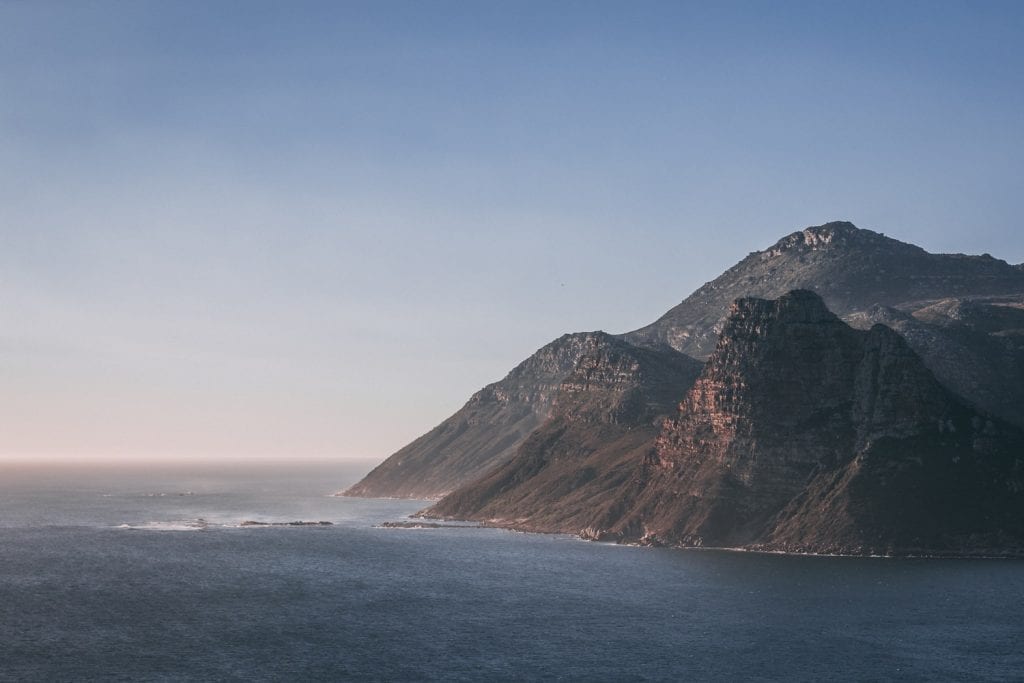 Photo des montagnes de Cape Town dans l'article "La sécurité à Cape Town"