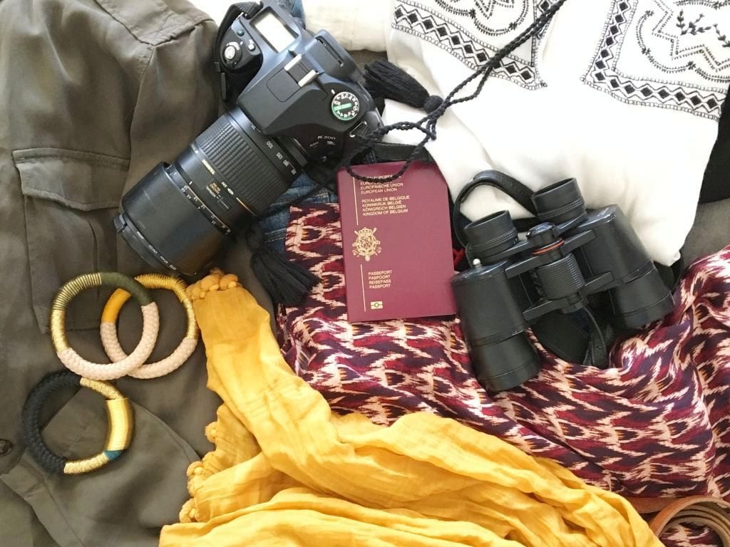 Valise safari par Poesy by Sophie - Photo de l'article "Que mettre dans sa valise pour partir en safari"