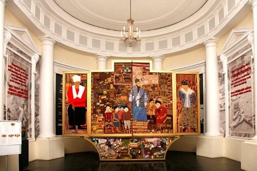 Le musée "Slave Lodge" autrement dit : "Comptoir aux esclaves", à Cape Town