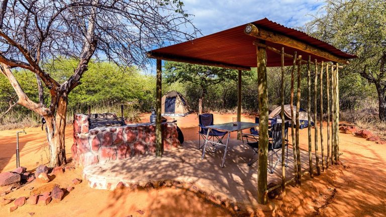 Espace camping du Waterberg en Namibie