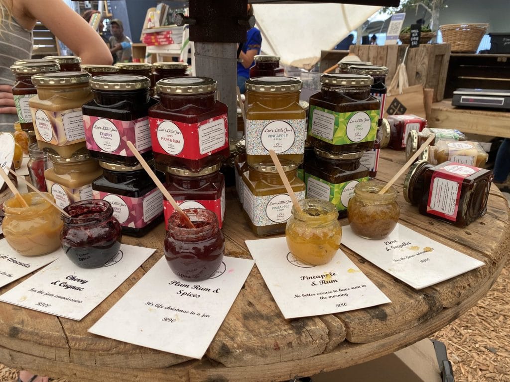 Confitures artisanales au Oranjezicht Market